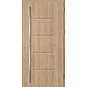 Ocelové vchodové dveře ERKADO - LUTTER 3 - Surový Dub, Stamp Roller