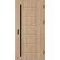 Ocelové vchodové dveře ERKADO - LUTTER 4 - Surový Dub, Stamp Roller