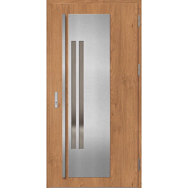 Ocelové vchodové dveře - MURTER 2 - Winchester, Label Inox Ocelové vchodové dveře ERKADO - MURTER 2 - Winchester, Label Inox