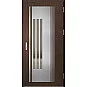 Ocelové vchodové dveře ERKADO - MURTER 6 - Bahenní Dub, Label Inox