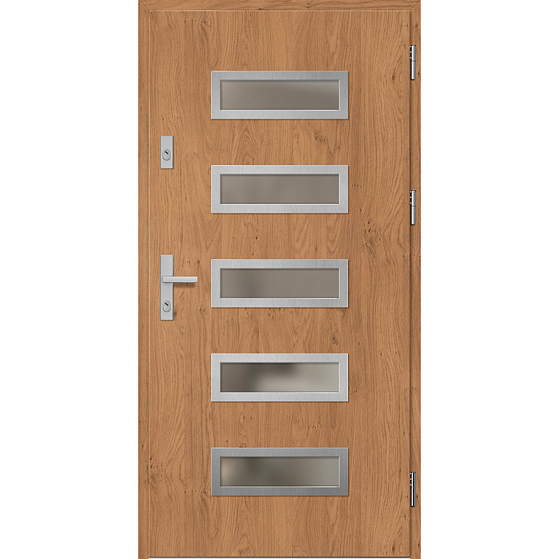 Ocelové vchodové dveře - RODING 1 - Winchester, Label Inox Ocelové vchodové dveře ERKADO - RODING 1 - Winchester, Label Inox