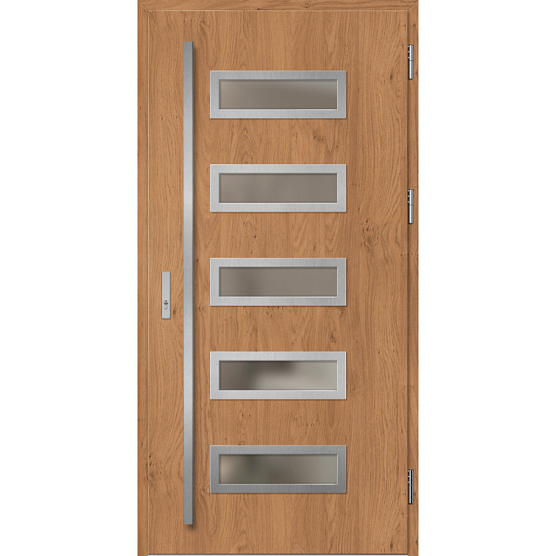 Ocelové vchodové dveře - RODING 1 - Winchester, Label Inox Ocelové vchodové dveře ERKADO - RODING 1 - Winchester, Label Inox