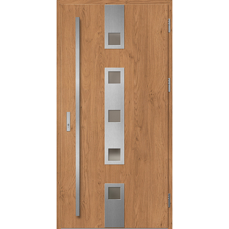 Ocelové vchodové dveře - SAMEDAN 4 - Winchester, Label Inox Ocelové vchodové dveře ERKADO - SAMEDAN 4 - Winchester, Label Inox