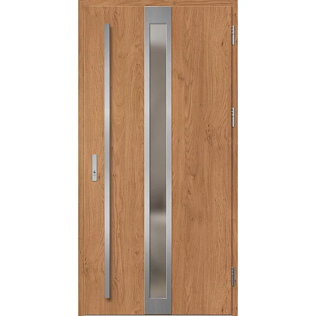 Ocelové vchodové dveře ERKADO - SINGEN 1 - Winchester, Label Inox