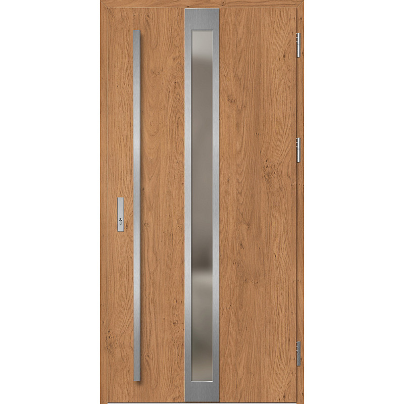 Ocelové vchodové dveře - SINGEN 1 - Winchester, Label Inox Ocelové vchodové dveře ERKADO - SINGEN 1 - Winchester, Label Inox