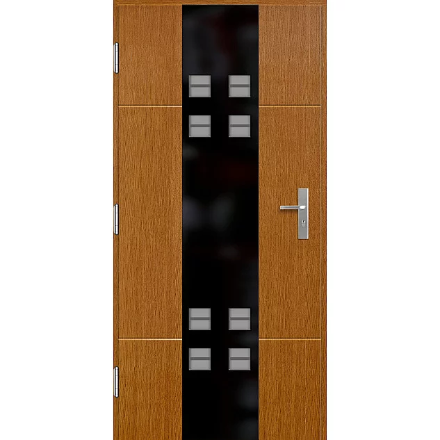 Dřevěné vstupní dveře P127