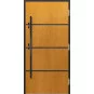 Dřevěné vstupní dveře P155
