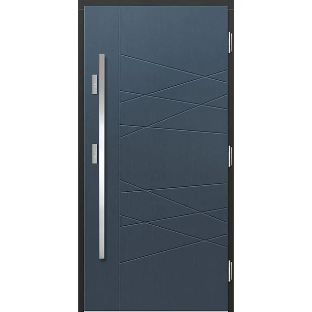 Dřevěné vstupní dveře P162