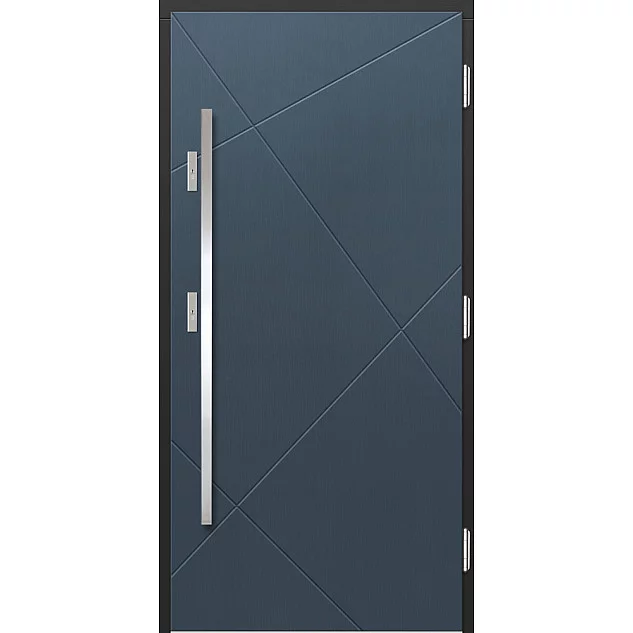 Dřevěné vstupní dveře P164
