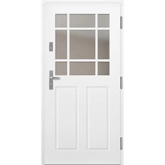 Dřevěné vstupní dveře P166