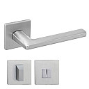 PRIMA-HR, Chrom gebürstet - schmale Rosette 6 mm - WC