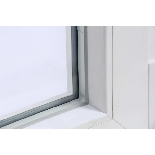 Plastové okno | 55x55 cm (550x550 mm) | Levé| Bílé | jednokřídlé | Teplý meziskelní rámeček