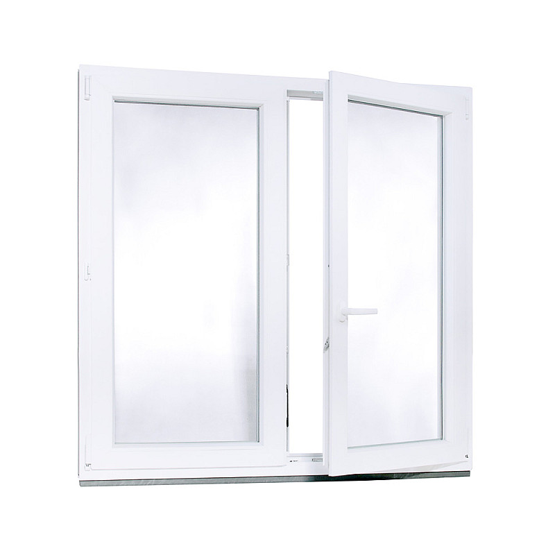 Dvojkrídlové - Plastové okno | 130x130 cm (1300x1300 mm) | Biele Dvojkrídlové - Plastové okno | 130x130 cm (1300x1300 mm) | Biele