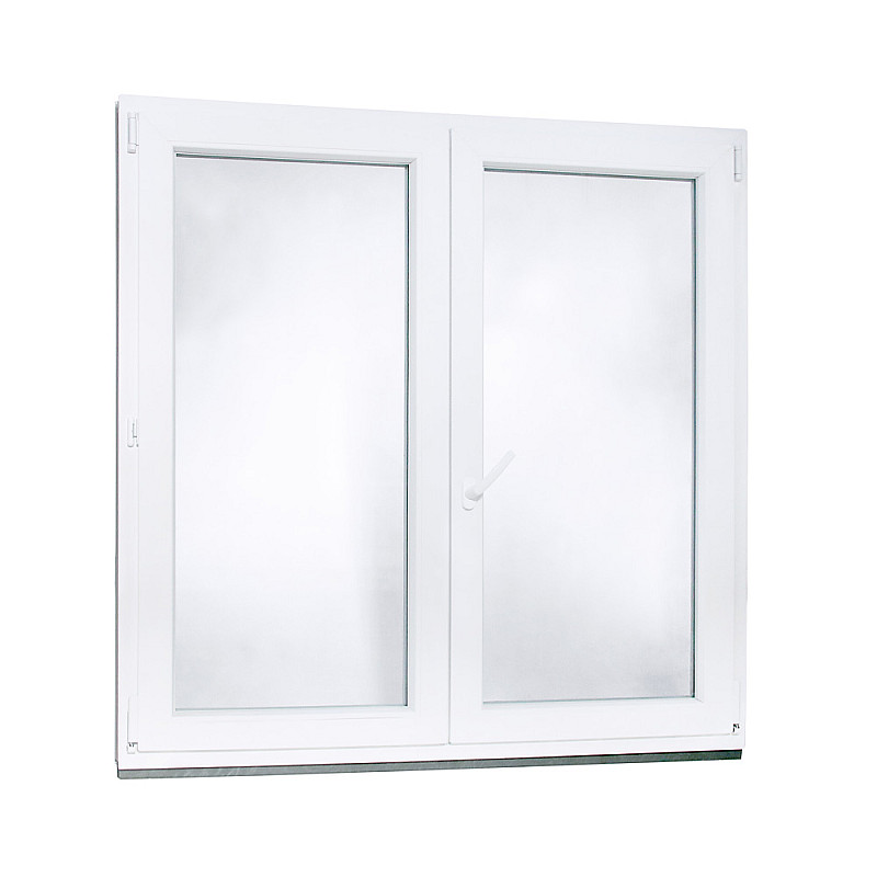 Dvojkrídlové - Plastové okno | 130x130 cm (1300x1300 mm) | Biele Dvojkrídlové - Plastové okno | 130x130 cm (1300x1300 mm) | Biele