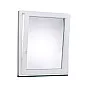  Jednokřídlé Plastové okno | 100x110 cm | Pravé | Bílé