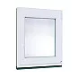  Jednokřídlé - Plastové okno |  110x130 cm | Pravé | Bílé