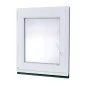 Jednokřídlé Plastové okno | 100x120 cm (1000x1200 mm) | Levé | Bílé