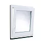  Jednokřídlé Plastové okno | 110x130 cm (1100x1300 mm) | Pravé | Bílé