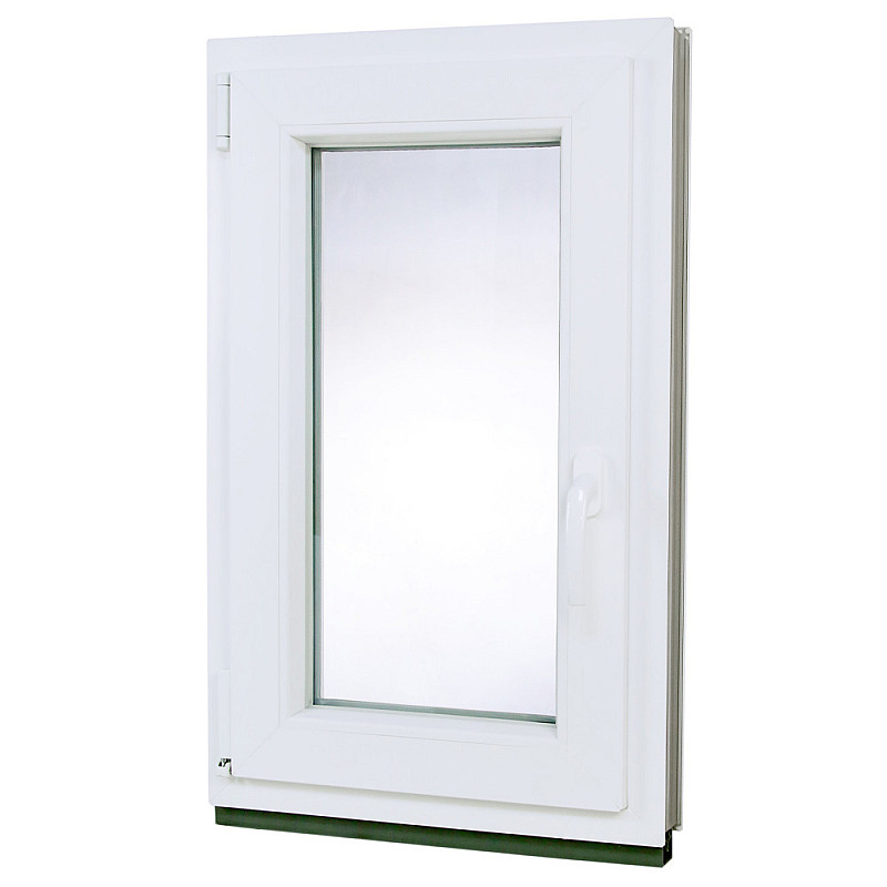 Plastové okno | 50x80 cm (500x800 mm) | biele | otváravé aj sklopné | ľavé Plastové okno | 50x80 cm (500x800 mm) | biele | otváravé aj sklopné | ľavé