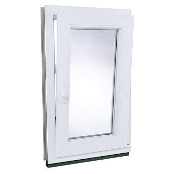 Kunststofffenster | 50 x 80 cm (500 x 800 mm) | weiß | Dreh-Kipp-Fenster | rechts