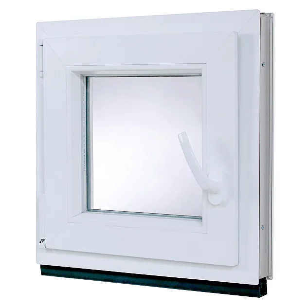 Plastové okno | 55x55 cm (550x550 mm) | bílé | otevíravé i sklopné | levé