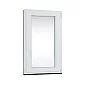Jednokřídlé Plastové okno | 60x100 cm (600x1000 mm) | Pravé| Bílé