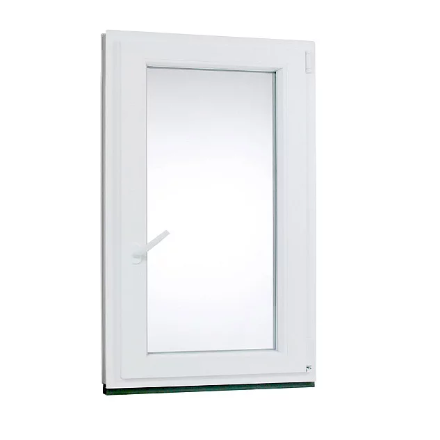 Jednokřídlé Plastové okno | 60x100 cm (600x1000 mm) | Pravé| Bílé