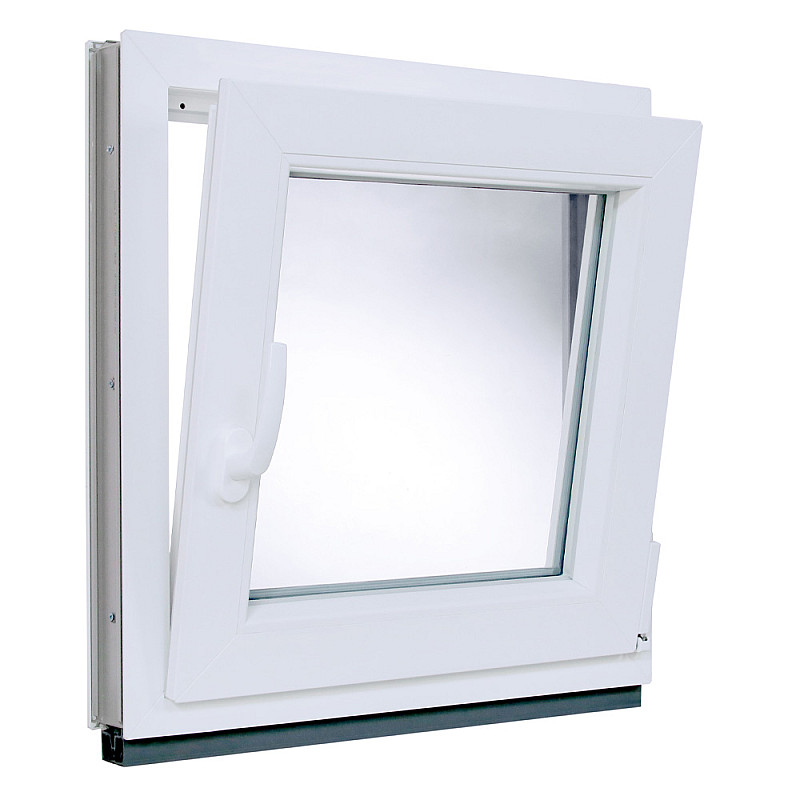 Kunststofffenster | 60 x 60 cm (600 x 600 mm) | Weiß / Anthrazit | Dreh-Kipp-Fenster | rechts Kunststofffenster | 60 x 60 cm (600 x 600 mm) | Weiß / Anthrazit | Dreh-Kipp-Fenster | rechts