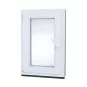 Plastové okno | 60x80 cm (600x800 mm) | Levé| Bílé | jednokřídlé | Teplý meziskelní rámeček