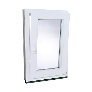 Kunststofffenster | 60 x 80 cm (600 x 800 mm) | weiß | Dreh-Kipp-Fenster | rechts