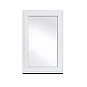 Jednokřídlé Plastové okno | 70x100 cm (700x1000 mm) | Pravé| Bílé