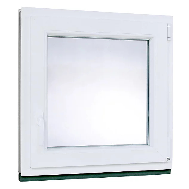 Jednokřídlé Plastové okno | 75x75 cm (750x750 mm) | Pravé| Bílé