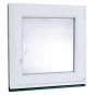 Jednokřídlé Plastové okno | 70x70 cm (700x700 mm) | Pravé| Bílé