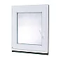 Plastové okno | 70x90 cm (700x900 mm) | Levé| Bílé | jednokřídlé | Teplý meziskelní rámeček