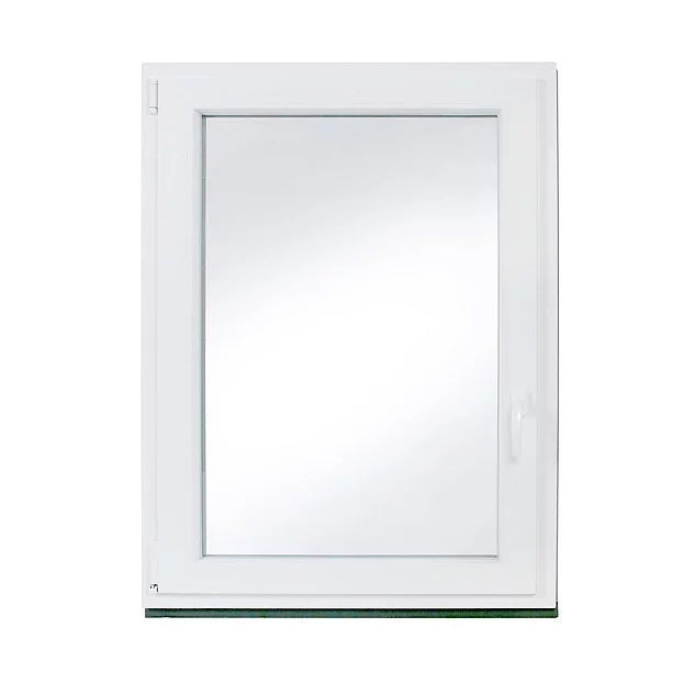 Plastové okno | 80x100 cm (800x1000 mm) | Levé| Bílé | jednokřídlé | Teplý meziskelní rámeček