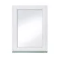 Plastové okno | 80x100 cm (800x1000 mm) | Levé| Bílé | jednokřídlé | Teplý meziskelní rámeček