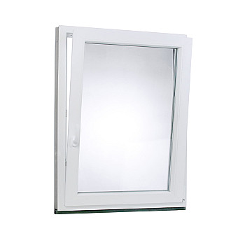 Kunststofffenster | 80 x 100 cm (800 x 1000 mm) | weiß | Dreh-Kipp-Fenster | rechts