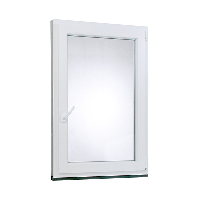 Jednokřídlé Plastové okno | 80x110 cm (800x1100 mm) | Pravé| Bílé Jednokřídlé Plastové okno | 80x110 cm (800x1100 mm) | Pravé| Bílé