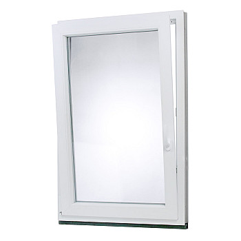 Kunststofffenster | 80x120 cm (800x1200 mm) | weiß | Dreh-Kipp-Fenster | links
