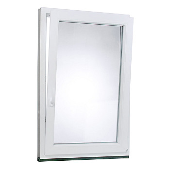 Kunststofffenster | 80 x 130 cm (800 x 1300 mm) | weiß | Dreh-Kipp-Fenster | rechts