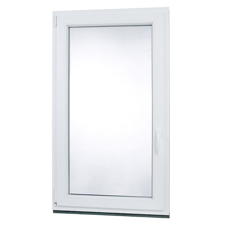 Jednokrídlové Plastové okno | 80x130 cm (800x1300 mm) | Ľavé | Biele Jednokrídlové Plastové okno | 80x130 cm (800x1300 mm) | Ľavé | Biele