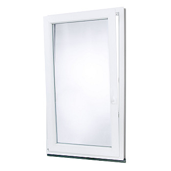 Kunststofffenster | 80x140 cm (800x1400 mm) | weiß | Dreh-Kipp-Fenster | links