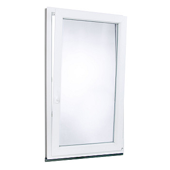 Kunststofffenster | 80 x 140 cm (800 x 1400 mm) | weiß | Dreh-Kipp-Fenster | rechts