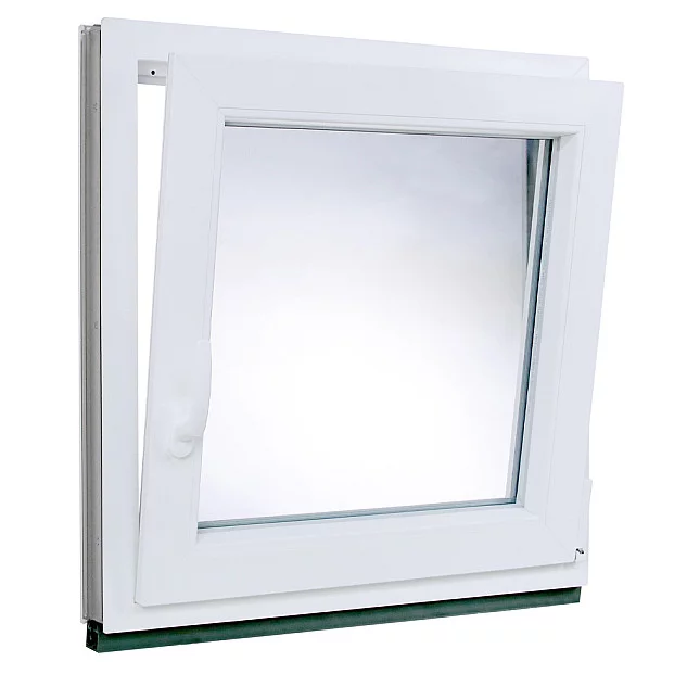 Jednokřídlé Plastové okno | 80x80 cm (800x800 mm) | Pravé| Bílé