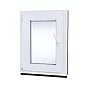 Plastové okno | 80x90 cm (800x900 mm) | Levé| Bílé | jednokřídlé