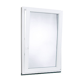 Kunststofffenster | 95 x 140 cm (950 x 1400 mm) | weiß | Dreh-Kipp-Fenster | rechts