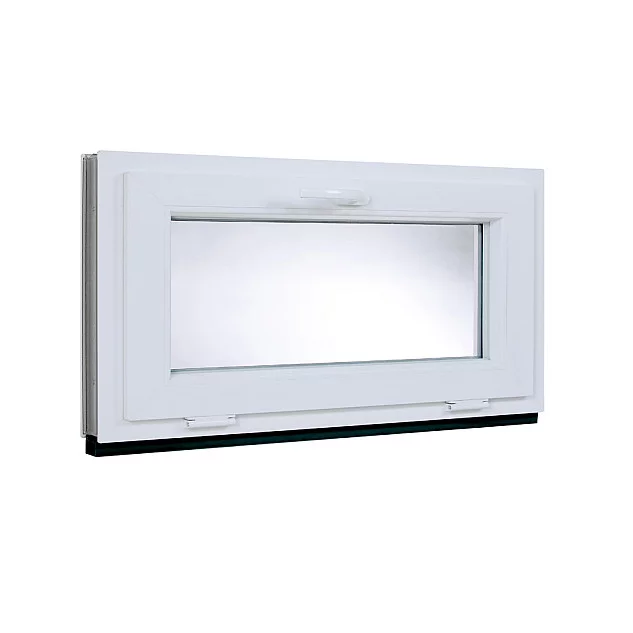 Plastové okno | 110x60 cm (1100x500 mm) | Bílé | Sklopné