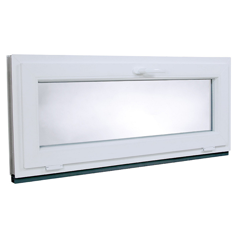 Kunststofffenster| 120x45 cm (1200x450 mm) | Weiß Kunststofffenster| 120x45 cm (1200x450 mm) | Weiß