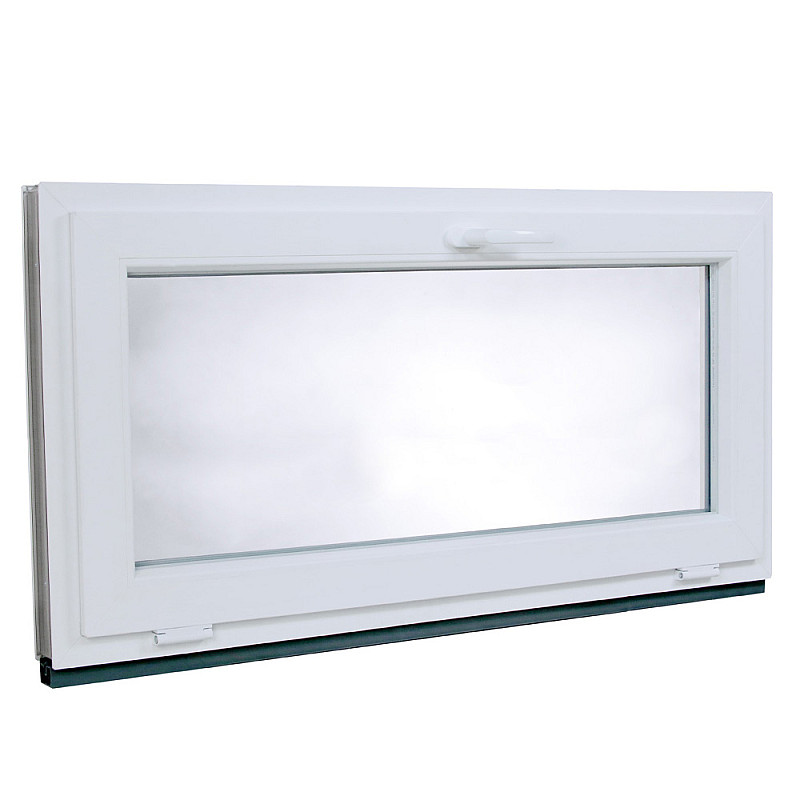 Kunststofffenster| 130x50 cm (1200x600 mm) | Weiß | Kipp-Fenster Kunststofffenster| 130x60 cm (1300x600 mm) | Weiß | Kipp-Fenster