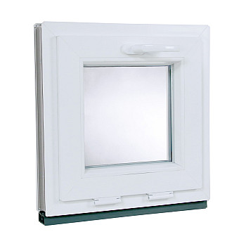 Kunststofffenster | 60x50 cm | Weiß | Kipp-Fenster